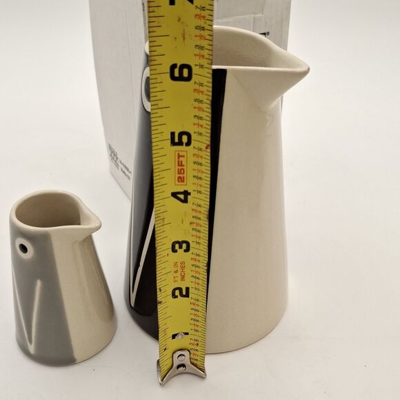 IKEA Lattsald Ceramic Penguin and Baby Coffee Creamer Pitcher Vase Decanter Set - Picture 4 of 15